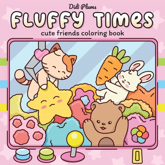 Libro para colorear Lindesa Fluffy Times para adultos y adolescentes