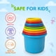 thumbnail image 2 of Vasos apilables KIDSTHRILL Rainbow Colors para niños de 1 a 3 años, 2 of 7