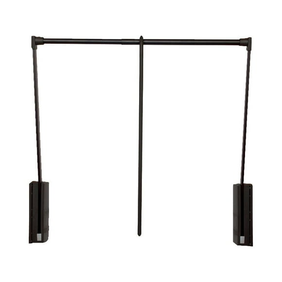 Elevador Barra Closet 770-1200 mm SERVETTO Negro