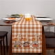 thumbnail image 2 of 1pc Thanksgiving Harvest Table Runner with Gnome and Pumpkins Truck - Farmhouse Buffalo Check Design for Home Party Decor, 2 of 4