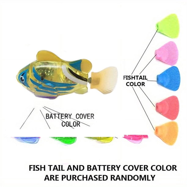 Cat Interactive Electric Fish Toy Water Cat Toy For Indoor Play Swimming Robot Fish LED Light Toys