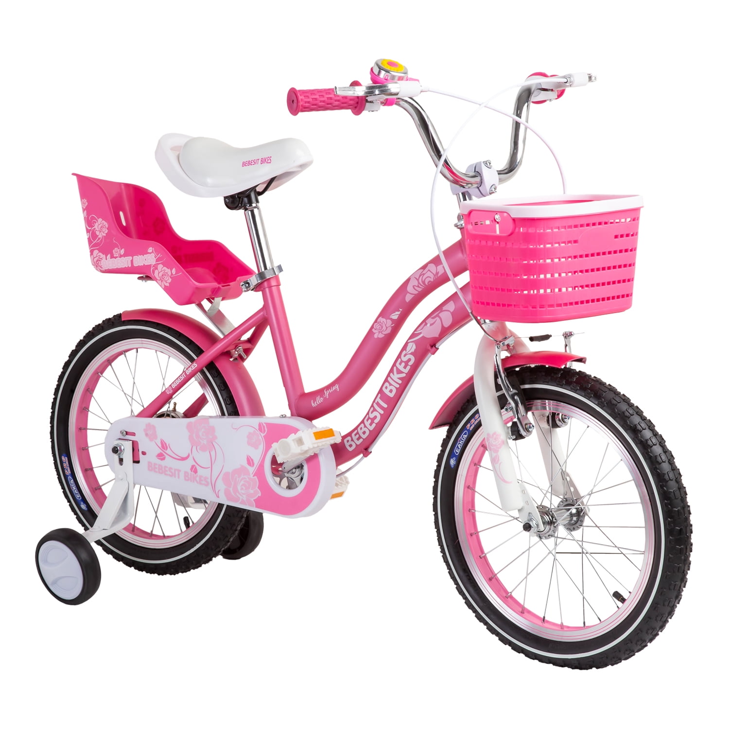 Bebesit - Bicicleta Infantil Queen Aro 16 Rosada