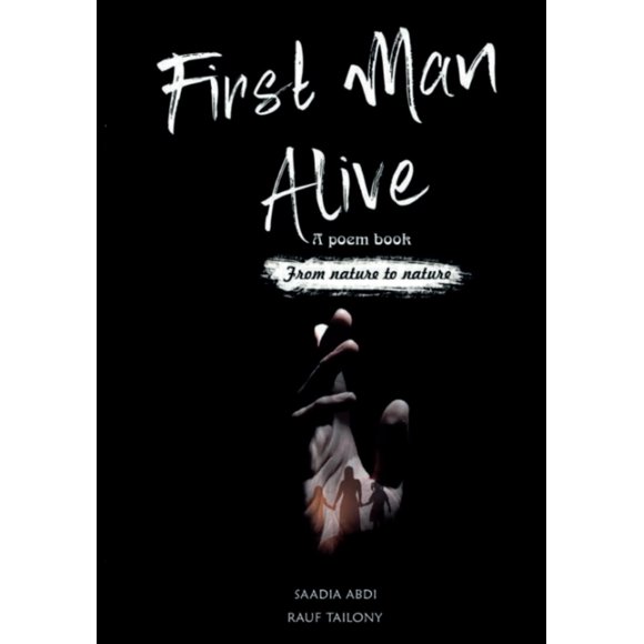 Libro de poesía "First Man Alive" de Majosta