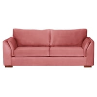 Latam Home - Sofa Cama Milan 2Pl Con Resortes Pocket Tela Velvet Palo Rosa