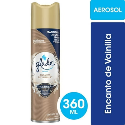 Desodorante Ambiental Aerosol Encanto De Vainilla Blister 360 Ml Glade