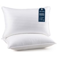 Pillows Utopia Bedding King Size (Blanco), Juego De 2 Unidades De Polialgodón
