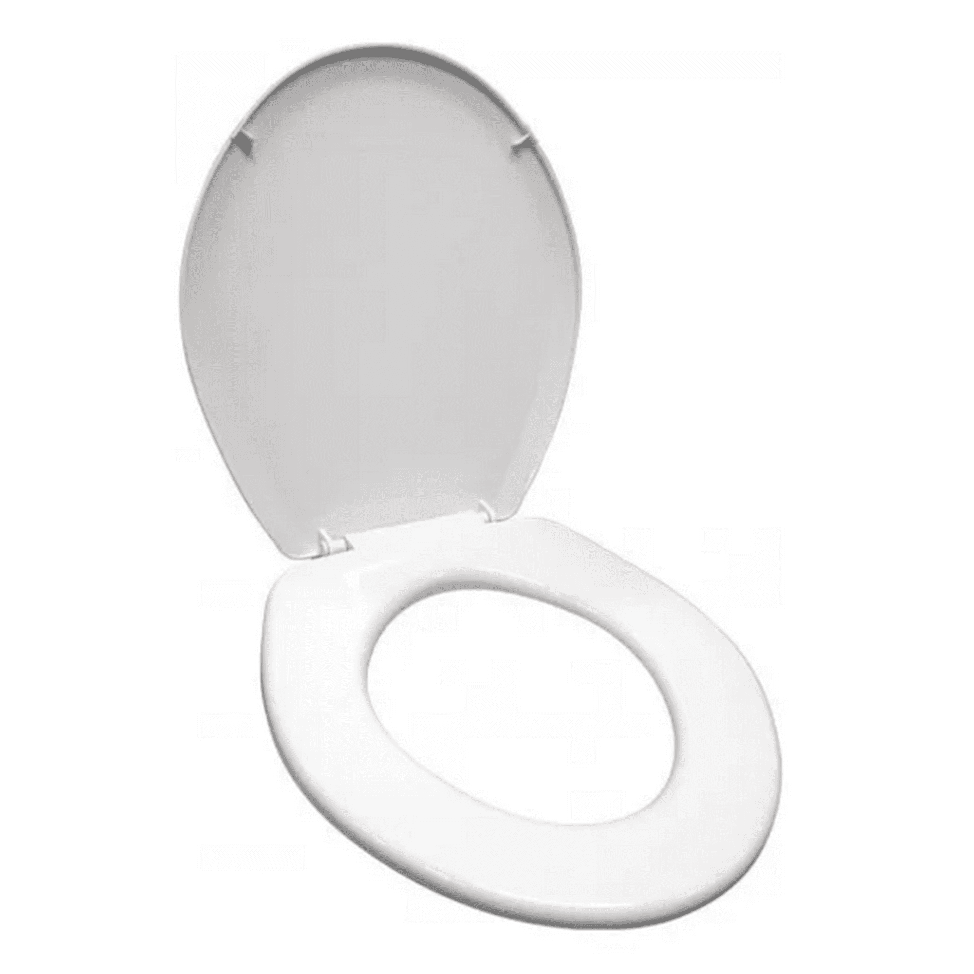 Genérico - Asiento Y Tapa Wc Redondo - Cierre Normal - Hoffens Color Blanco