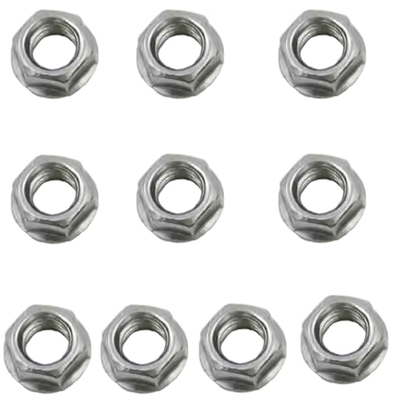 Juego de 10 tuercas ZHMILY de 16 mm para terminal de batería