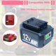 thumbnail image 5 of Batería DTK 12V 6.0Ah PWRCore de Reemplazo – Pack de 1, 5 of 7