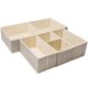 thumbnail image 1 of Organizador de cajones Criusia 6 piezas plegable color beige, 1 of 9