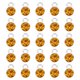thumbnail image 1 of Uxcell 50Pcs Encanto de Piedra de Nacimiento Cuentas de Piedra de Nacimiento Colgantes de Cristal para Pulsera para Hacer Joyas Dorado, 1 of 7