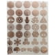 thumbnail image 1 of Adhesivo metálico METAL ARTEM Flower of Life, 35 unidades (oro rosa), 1 of 5