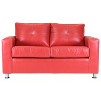 Muebles América - Sofá George 2 Cuerpos Rojo