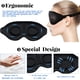 thumbnail image 3 of Máscara para dormir, máscara para dormir 3D para hombres y mujeres, cubiertas para los ojos para dormir, artículos esenciales de viaje para volar, cubiertas para los ojos para viajar, yoga, meditación, 3 of 7