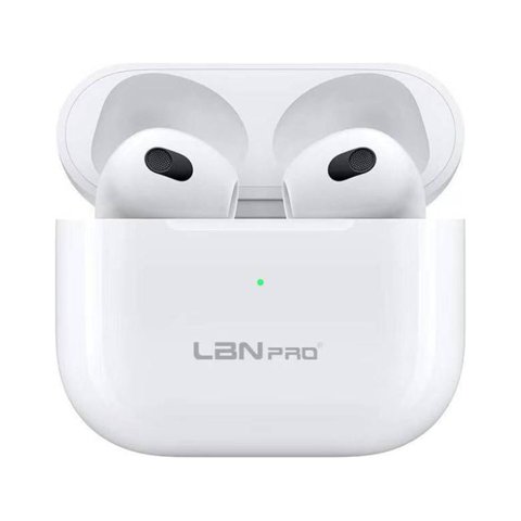Lbn - Audifonos Bluetooth Tws Recargables Blanco Anc Pro