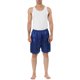 thumbnail image 2 of INSPIRE CHIC Pantalones Cortos de Satén para Hombre con Cintura Elástica para Dormir y Descansar 32 Azul, 2 of 5