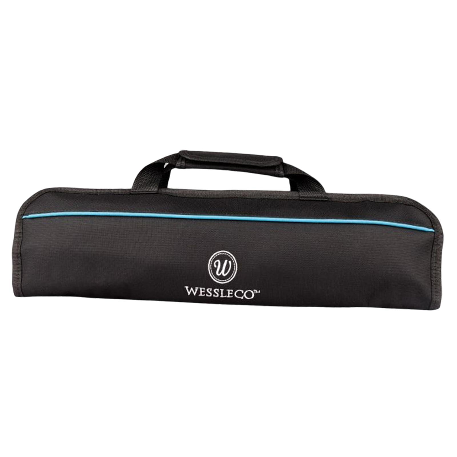 Magideal - Bolsa Portátil Estuche De Transporte Estuche, 5 Ranuras Cubiertos Estuche De Transporte Para Viajes Hogar Cocina Bbq Picnic , Azul