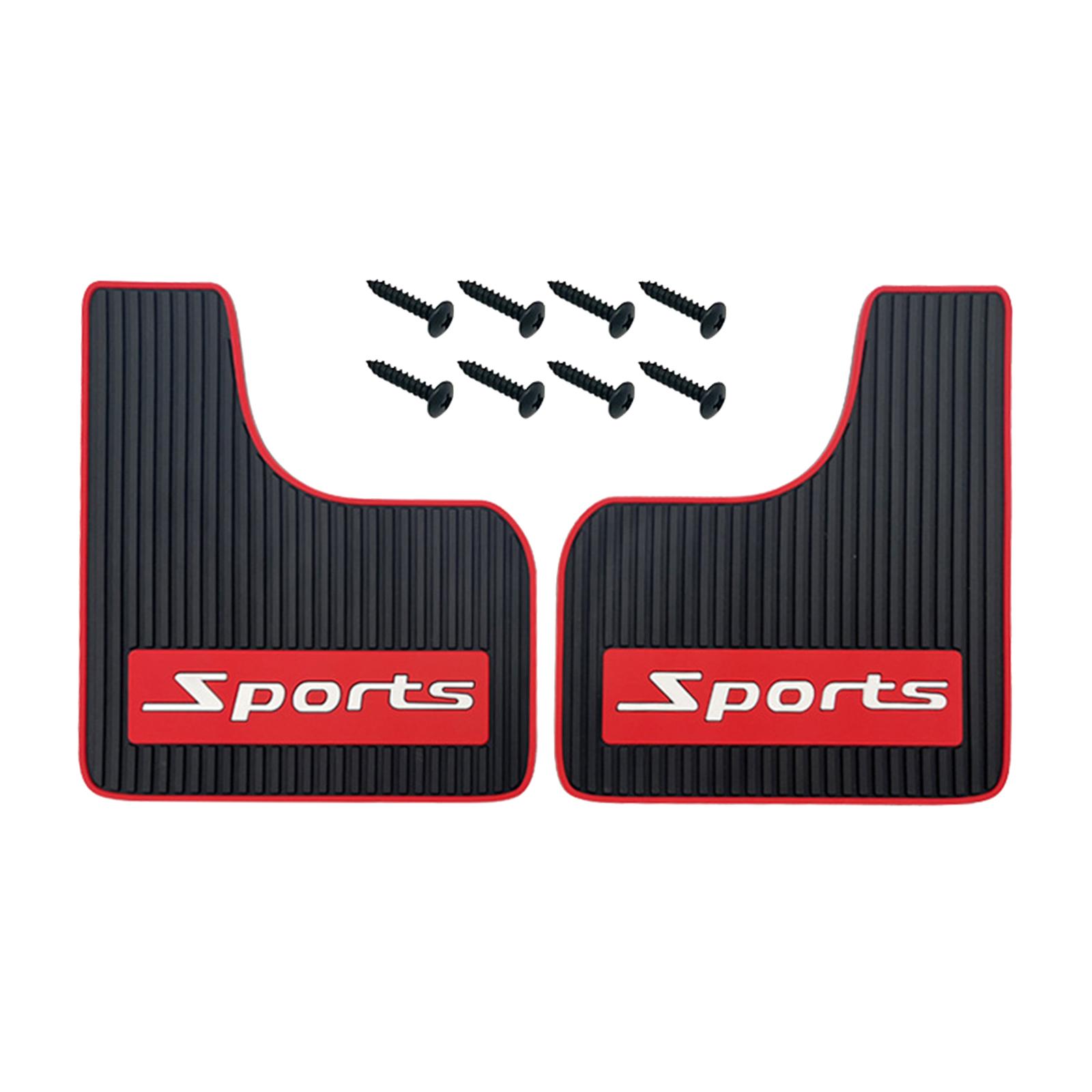 Ioensy - Guardabarros De Coche Guardabarros Guardabarros Guardabarros Con Tornillos Para Camioneta Camioneta 2 Piezas