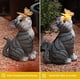thumbnail image 5 of Figuras de jardín Gardenfans Cat Solar para exteriores con luces LED, 5 of 9