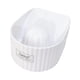 thumbnail image 3 of Cuenco portátil para de uñas, cuenco de de polvo en apariencia de concha para manicura, limpieza de uñas, SPA, atención de uñas, mujeres y , Blanco, 3 of 5