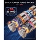 thumbnail image 2 of Inflador Gt160 Dual 160psi Compresor Aire Portátil, 2 of 3