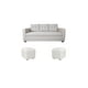 thumbnail image 1 of Sofa 2 Pouf Polaris Tela Beige, 1 of 3