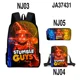 thumbnail image 1 of Anime kawaii Cartoon Stumble Guys Crash Party School Bag Kids Backpack Pencil Bag Kawaii Cartoon School Bag Mochila, 1 of 3