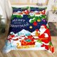 thumbnail image 3 of Xmas Bedding Sets Scandinavian Christmas Santa Gnomes Comforter Cover Snowing Santa Claus Bedding Sets for Kids Boys Girls Romantic Candlelight Quilt Cover 3 Pieces Queen Size, 3 of 5