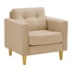 thumbnail image 2 of Sofa Retro 1c Felpa 01 Beige, 2 of 6