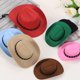 thumbnail image 4 of Sombrero de Vaquero para Perro Uxcell, Mini Sombrero de Vaquero para Mascota con Correa de Barbilla Ajustable, Gorra de Cosplay (Rosa, M), Para Perros y Gatos, 4 of 7