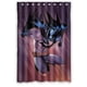 thumbnail image 1 of Cortina de ducha de superhéroe de Los Vengadores Batman, juego de cortina de baño con ganchos, tamaño 48 x 72 pulgadas, 1 of 3