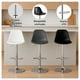 thumbnail image 2 of Pack 4 Silla Piso bar Eame de Altura Regulable con Respaldo gris, 2 of 6