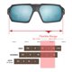 thumbnail image 5 of Gafas de sol de seguridad HTS HUNTERSKY Q37 con lente azul polarizada con espejo, 5 of 9