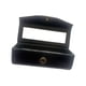 thumbnail image 2 of Estuche para lápices labiales de cuero, caja de almacenamiento con espejo para monedero negro, 2 of 3