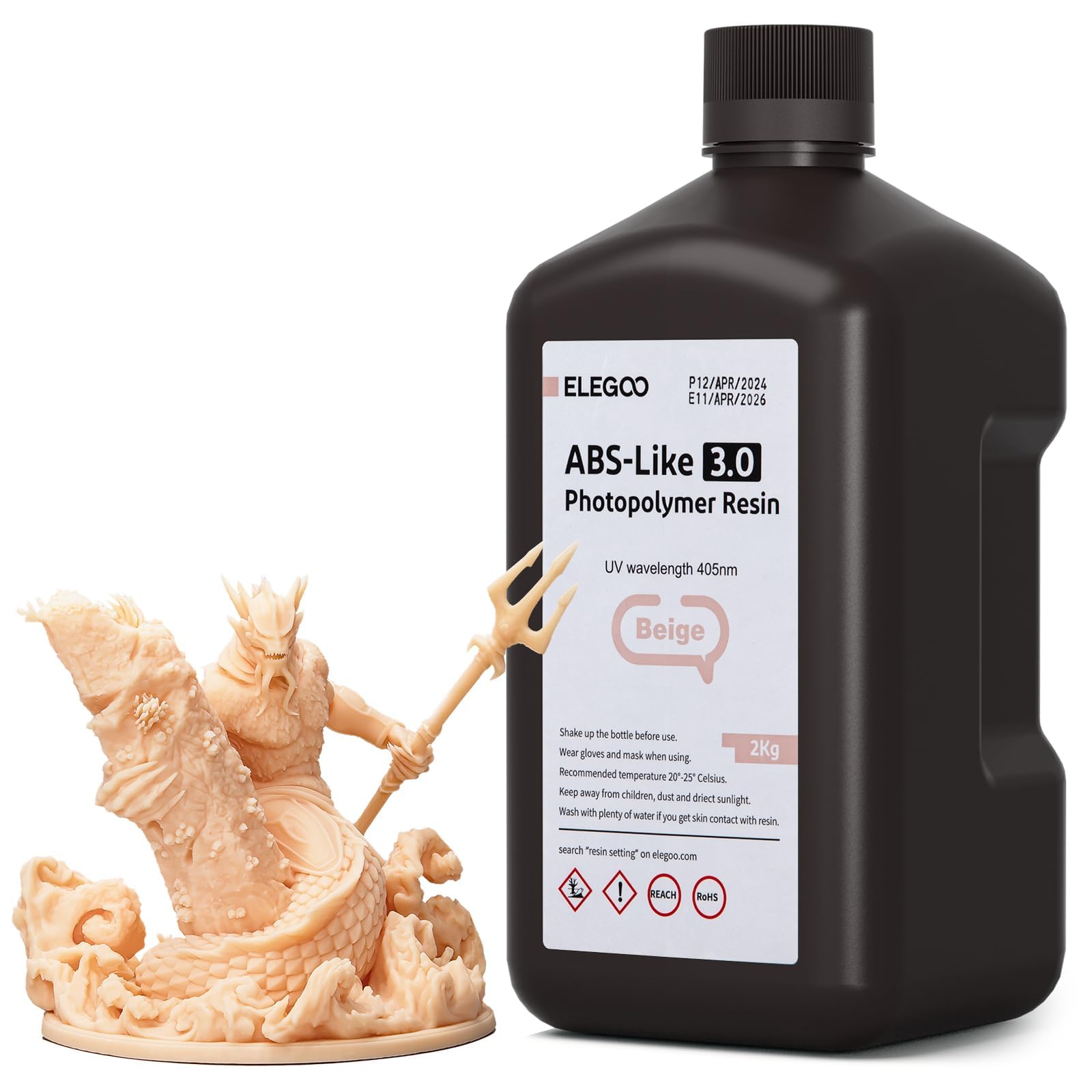 Impresora 3D De Resina Elegoo Abs Like 3.0 2000G Para