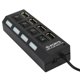 thumbnail image 4 of Hub De Cargador Múltiple USB 2.0 De 4 Puertos + Adaptador De Alta Velocidad Interruptor De Encendido / Apagado PC Negro, 4 of 5