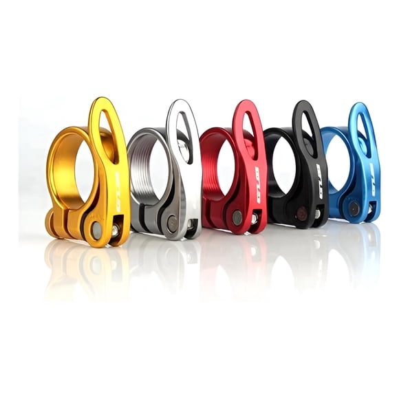 Collarín Gub 31,8 Mm Con Bloqueo Bicicleta Asiento Tija multicolor