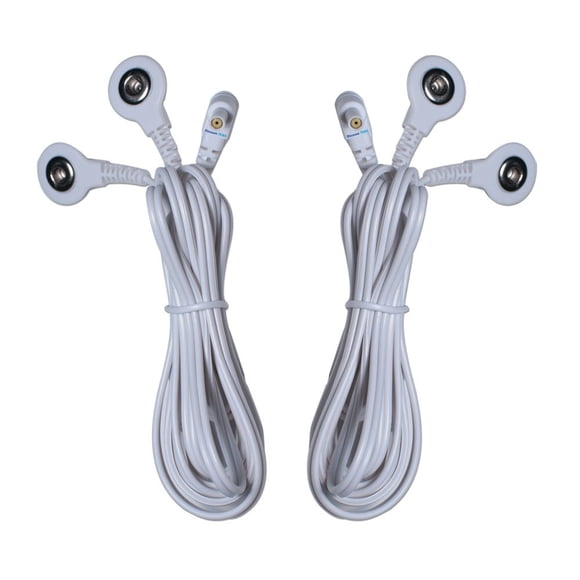 Cables de Electrodos TENS con Conector de 2.35mm Paquete de 2