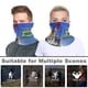 thumbnail image 4 of Captain Planet Braga de Cuello Protección Solar - Bandana UV Refrescante para Ciclismo y Deportes al Aire Libre, Hombres y Mujeres, 4 of 6