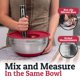 thumbnail image 2 of Tazones para mezclar Priority Chef 6 piezas, 7 qt (6,6 L) Acero inoxidable rojo, 2 of 7