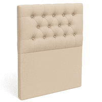 Ethan Desing - Respaldo De Cama 1.5 Plazas Beige Capitone