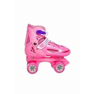 Genérico - Patines Rollers Niña Más Protectores Y Casco Talla M 33-36, Rosado
