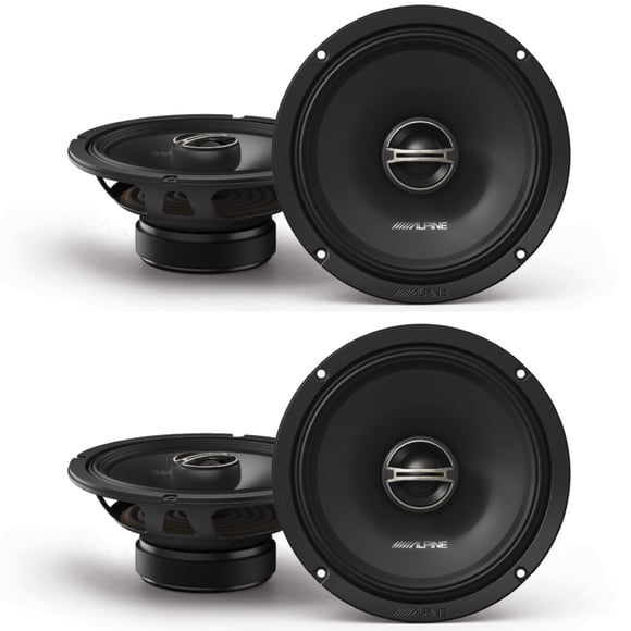 Parlantes Alpine EL-E65-G coaxiales de 2 vías de 6,5" - paquete de 4