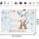 thumbnail image 2 of Banner de fondo WNPCCNP Beary, primer cumpleaños, oso de peluche azul, 2 of 7