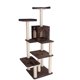 thumbnail image 1 of Árbol para gatos GleePet GP78680723 café marrón, 4 niveles, 66 cm, 1 of 1