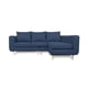 thumbnail image 1 of Seccional Bollen Chenille Tipo Lino Azul 3 Cuerpos, 1 of 3