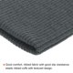 thumbnail image 4 of Uxcell Puños Elásticos Ribeteados de Tela de Algodón Tejido Cinta Elástica Puño Manga Cinturilla para Coser Azul Lago 16" x 2.8", 4 of 5