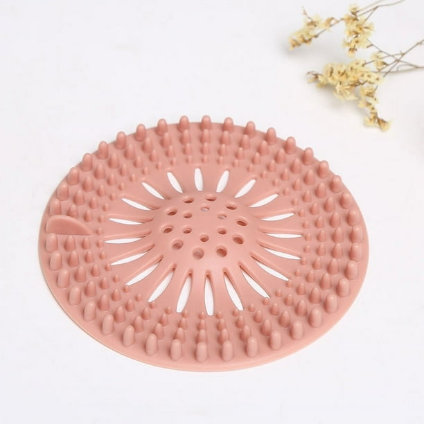 4pcs/set Hair Catcher Rubber Stopper Shower Drain Covers For Bathroom, Handbasin, Tub, Kitchen, Sink, Strainer, Sewer, Plug, Filter, Trap, Home, Drain Protectors