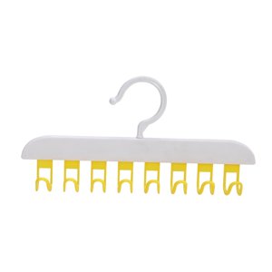 Bothyi - Organizador De Cinturones Giratorio 360 Para Ahorrar Espacio, Chales Para Puerta De Armario, 8 Ganchos, Estante Para Cinturones, Color Blanco