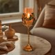 thumbnail image 2 of Portavelas Decozen con marco de cristal y acabado dorado, 2 of 6